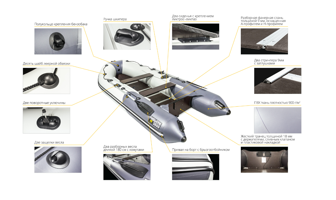 Лодка Ривьера Компакт 2900 СК в Люберцах