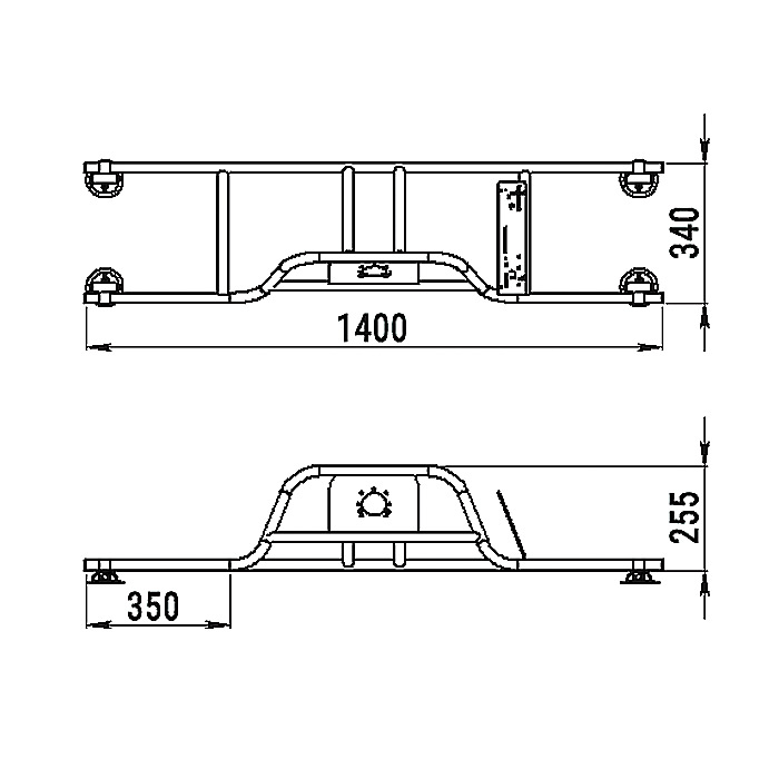 Стойка рулевая с бортовым креплением малая в Люберцах