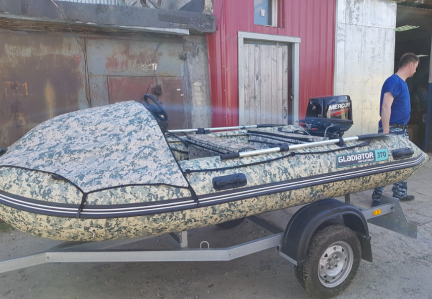 НАДУВНАЯ ЛОДКА GLADIATOR C370AL в Люберцах