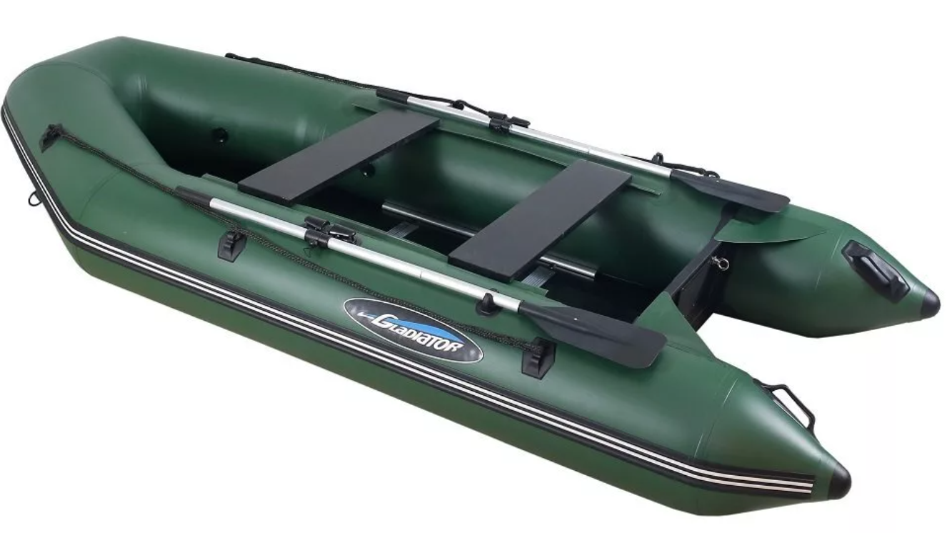 МОТОРНО-ГРЕБНАЯ ЛОДКА ПВХ GLADIATOR A 280 ТК С ФАНЕРНЫМ ДНОМ в Люберцах