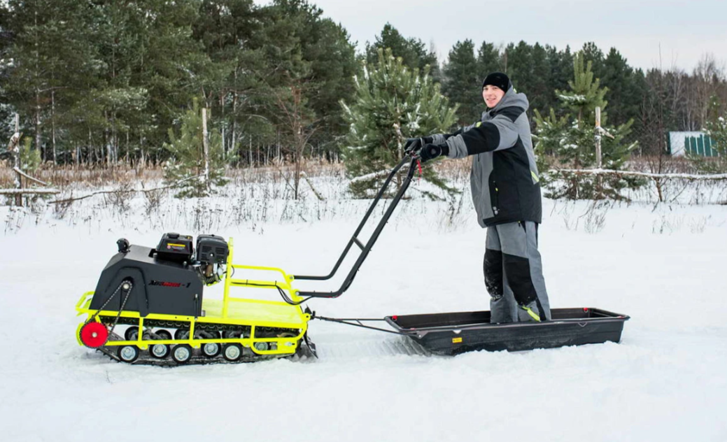 Мотобуксировщик Бурлак ХОЗЯИН-1 (капот металл) в Люберцах
