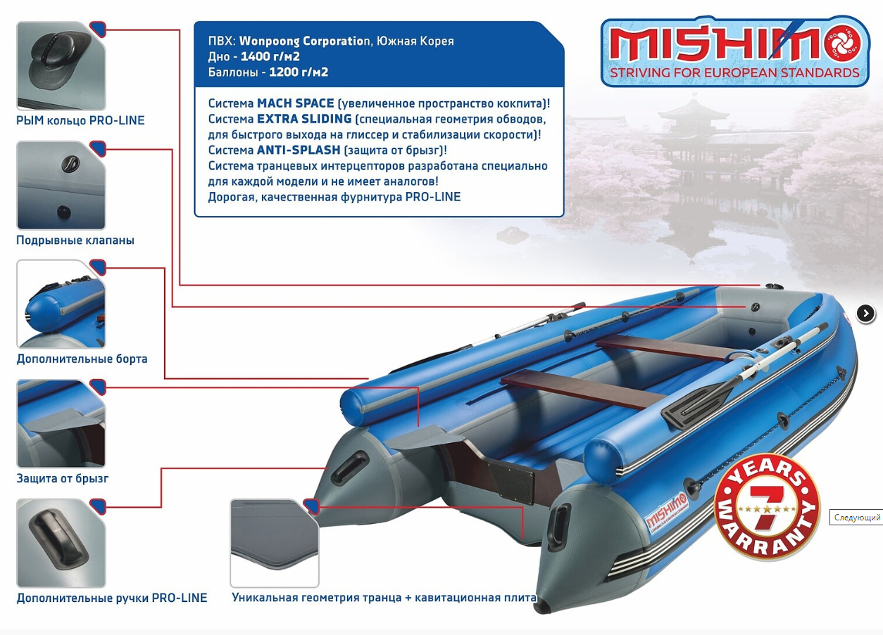 КОМПЛЕКТ ЛОДКА MISHIMO FAMILY LITE 370 + МОТОР 9,9 (15) Л.С. в Люберцах