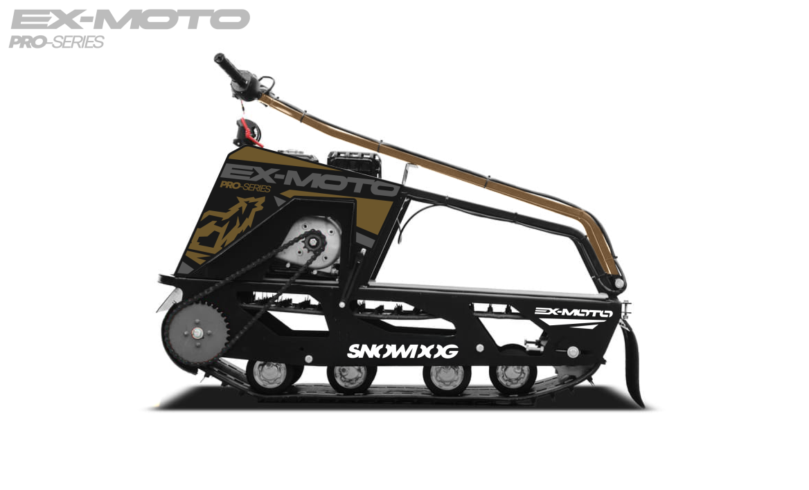 Мотобуксировщик EX-MOTO SNOWDOG S380 8л.с. в Люберцах