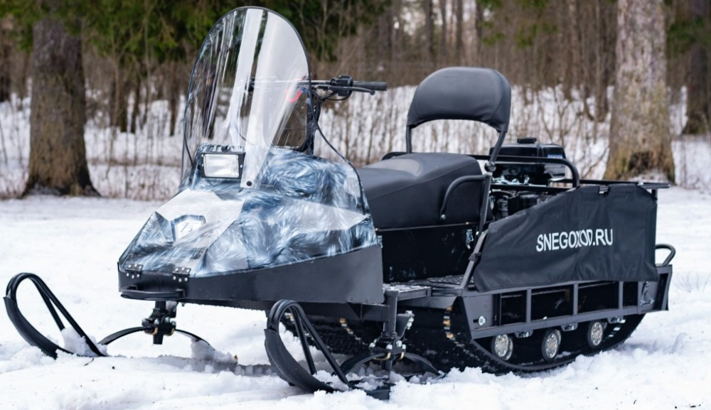 Миниснегоход Бурлак Егерь Экспедитор 15 л.с. , реверс, тормоз, капот белый в Люберцах