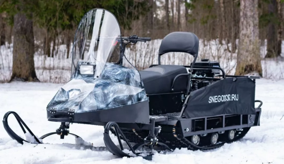 Миниснегоход Егерь Экспедитор 20 л.с. , реверс, тормоз, капот белый в Люберцах