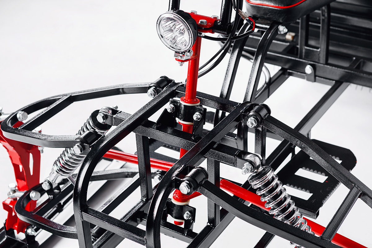 Лыжный модуль IKUDZO TERRAIN с подогревом ручек металлические лыжи в Люберцах