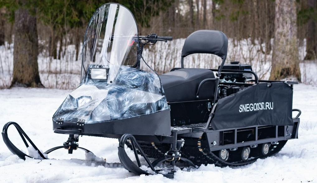Миниснегоход Бурлак Егерь Экспедитор 15 л.с. , реверс, тормоз, капот белый в Люберцах