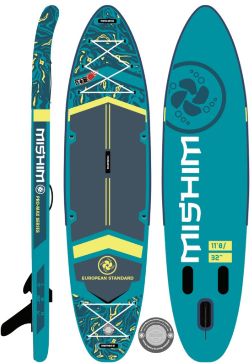 SUP (САП) Доска MISHIMO PRO-MAX Light Teal 12,6’ (385см) в Люберцах