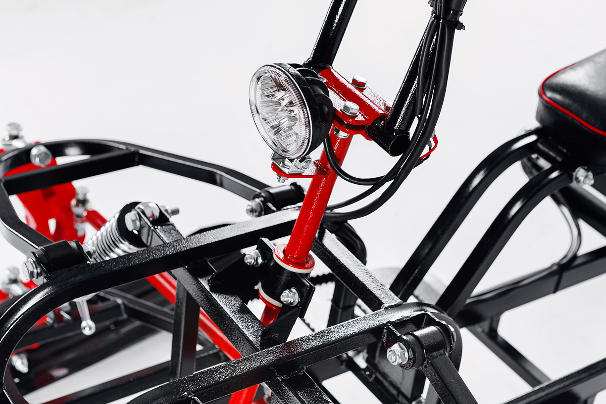 Лыжный модуль IKUDZO TERRAIN с подогревом ручек металлические лыжи в Люберцах