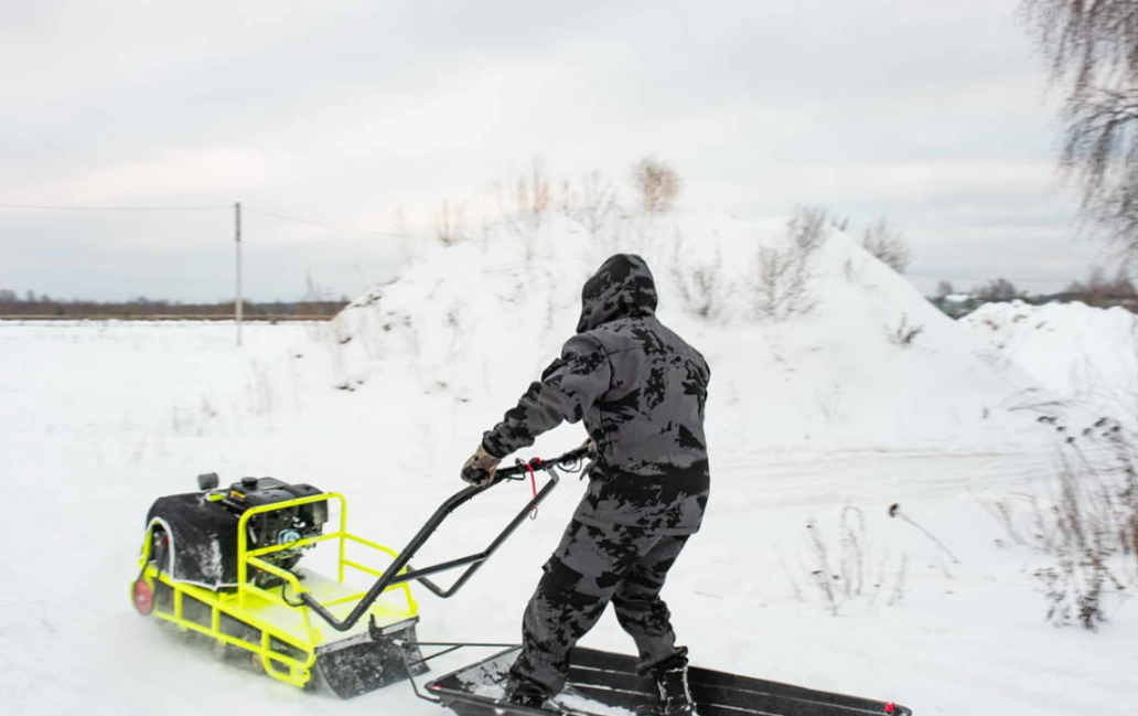 Мотобуксировщик Бурлак ХОЗЯИН-1 (капот металл) в Люберцах