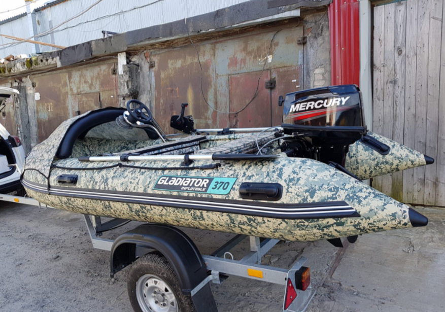 НАДУВНАЯ ЛОДКА GLADIATOR C370AL в Люберцах