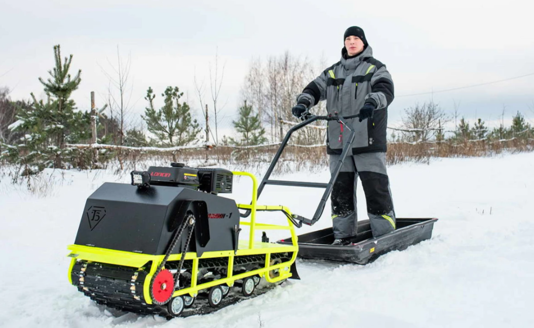 Мотобуксировщик Бурлак ХОЗЯИН-1 (капот металл) в Люберцах