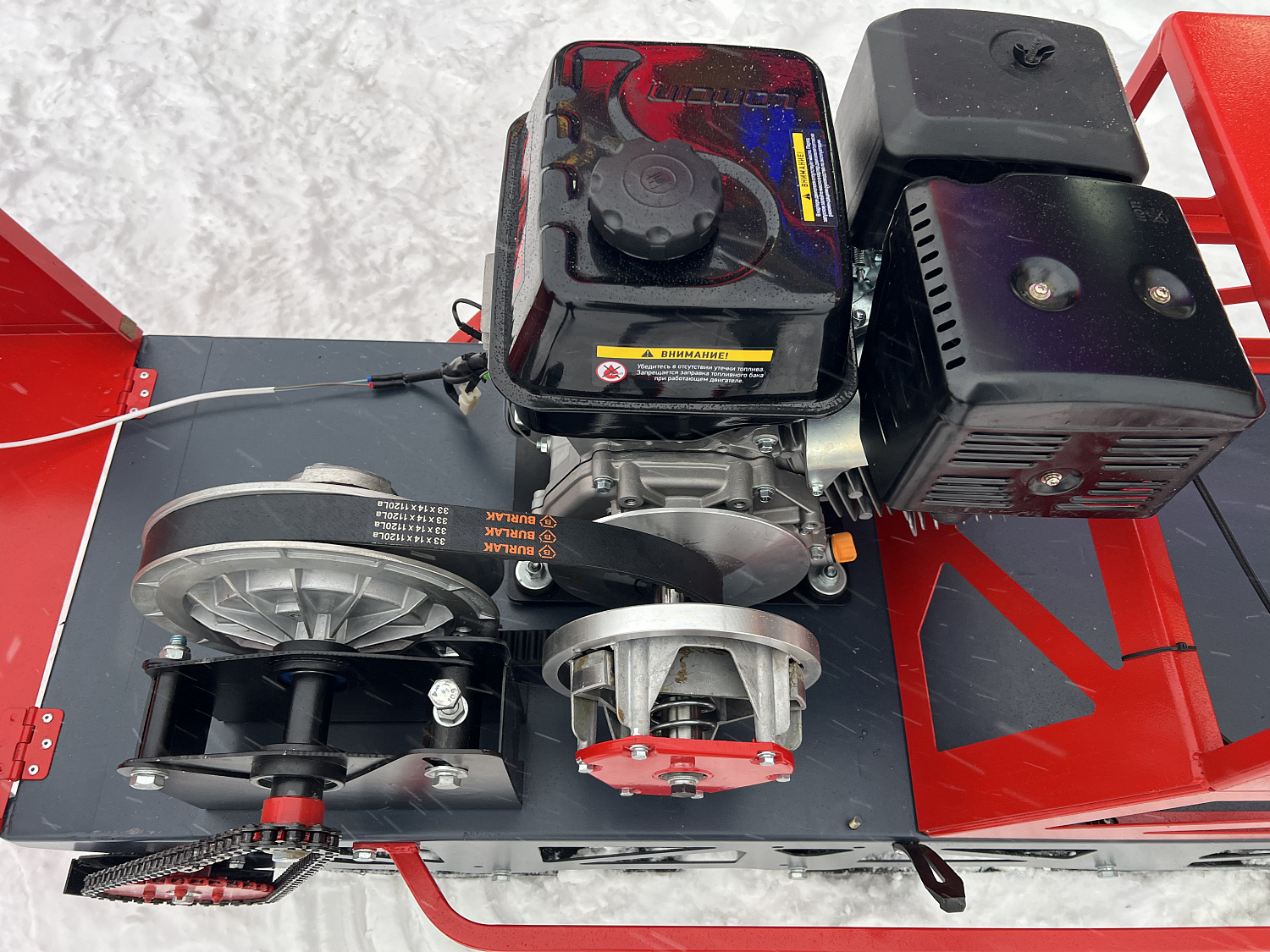 Мотобуксировщик EX-MOTO SNOWDOG S500 15л.с в Люберцах