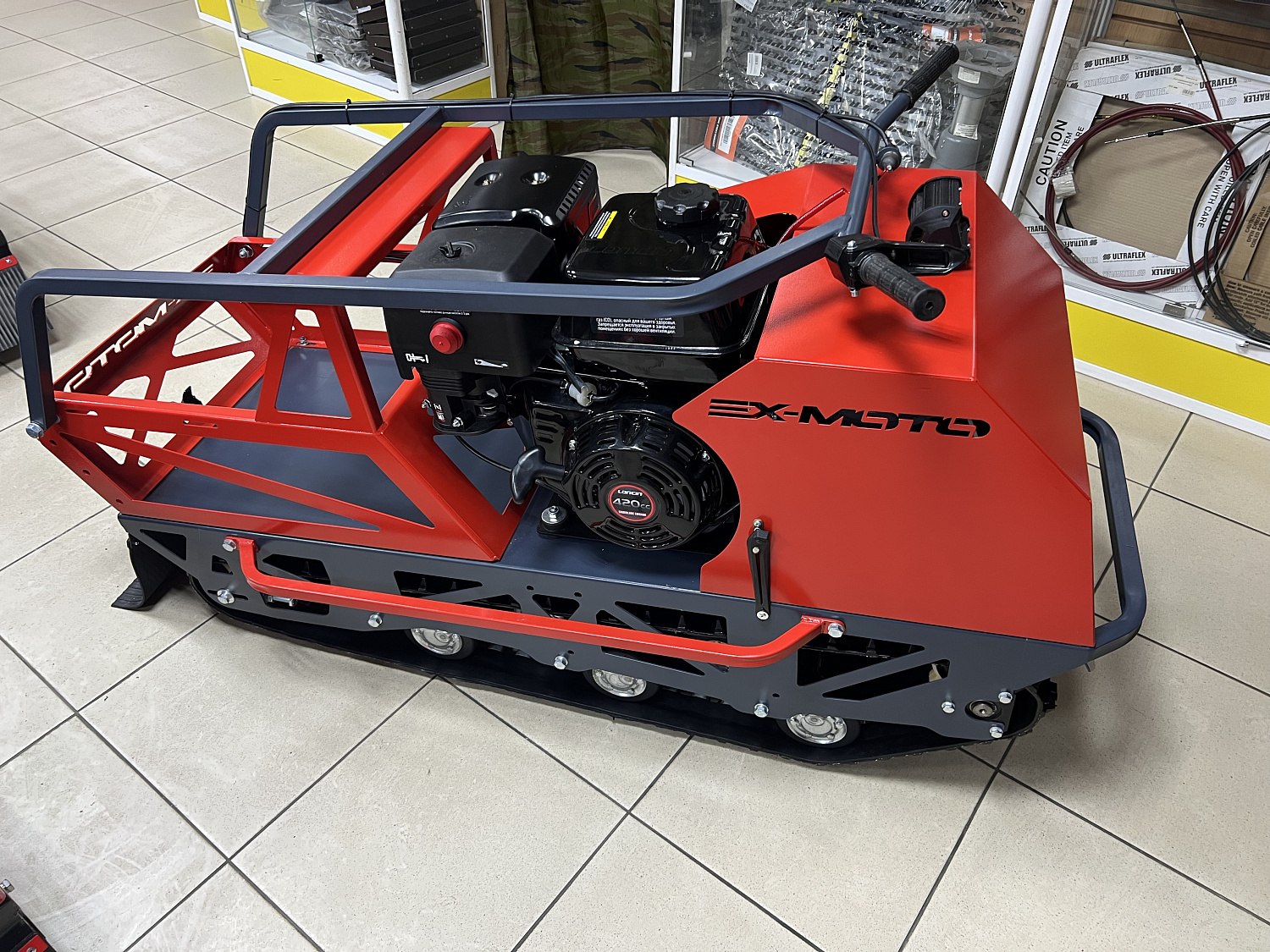 Мотобуксировщик EX-MOTO SNOWDOG S500 15л.с в Люберцах