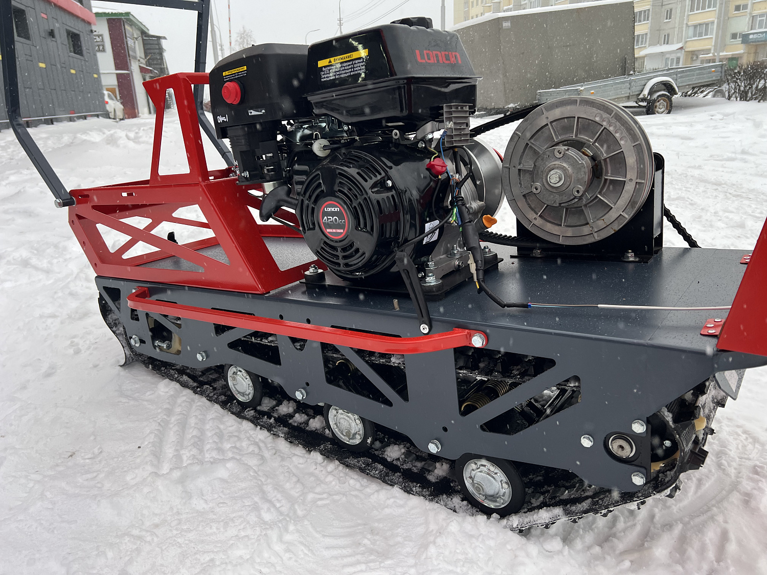 Мотобуксировщик EX-MOTO SNOWDOG S500 15л.с в Люберцах