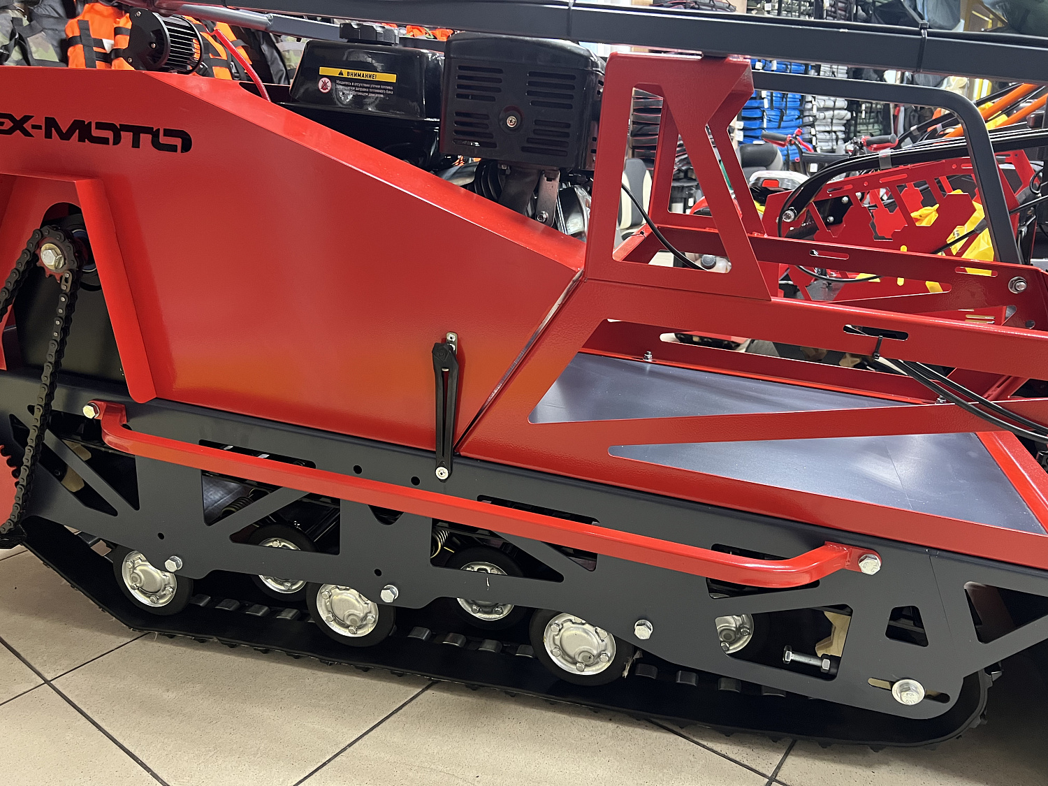 Мотобуксировщик EX-MOTO SNOWDOG S500 15л.с в Люберцах