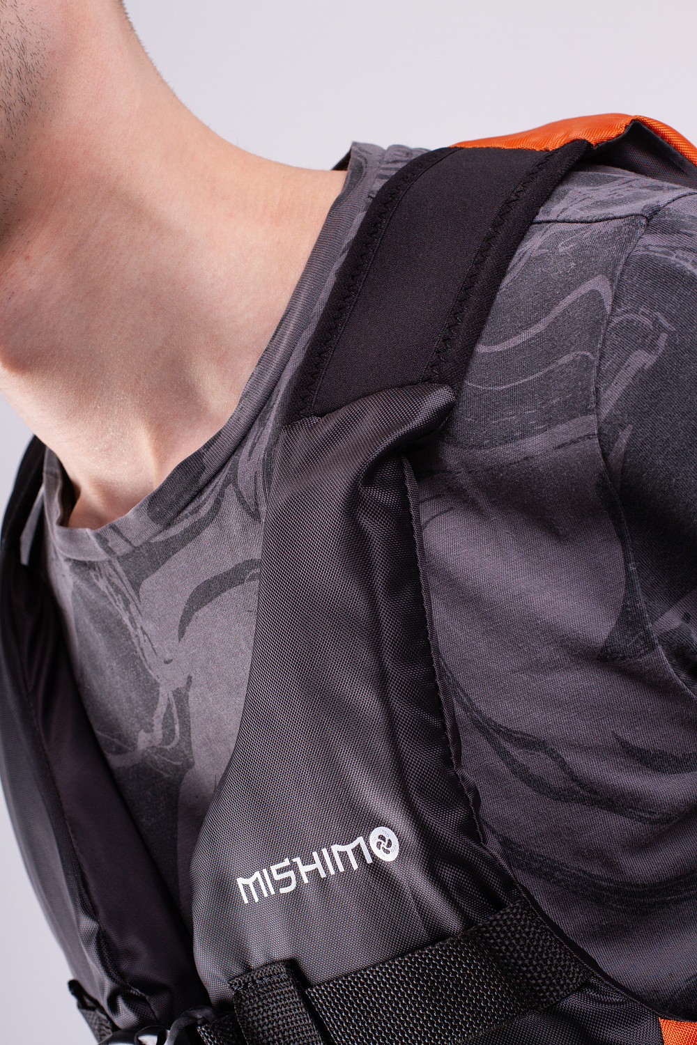 Жилет спасательный MISHIMO PRO Премиум качества Черно-оранжевый в Люберцах