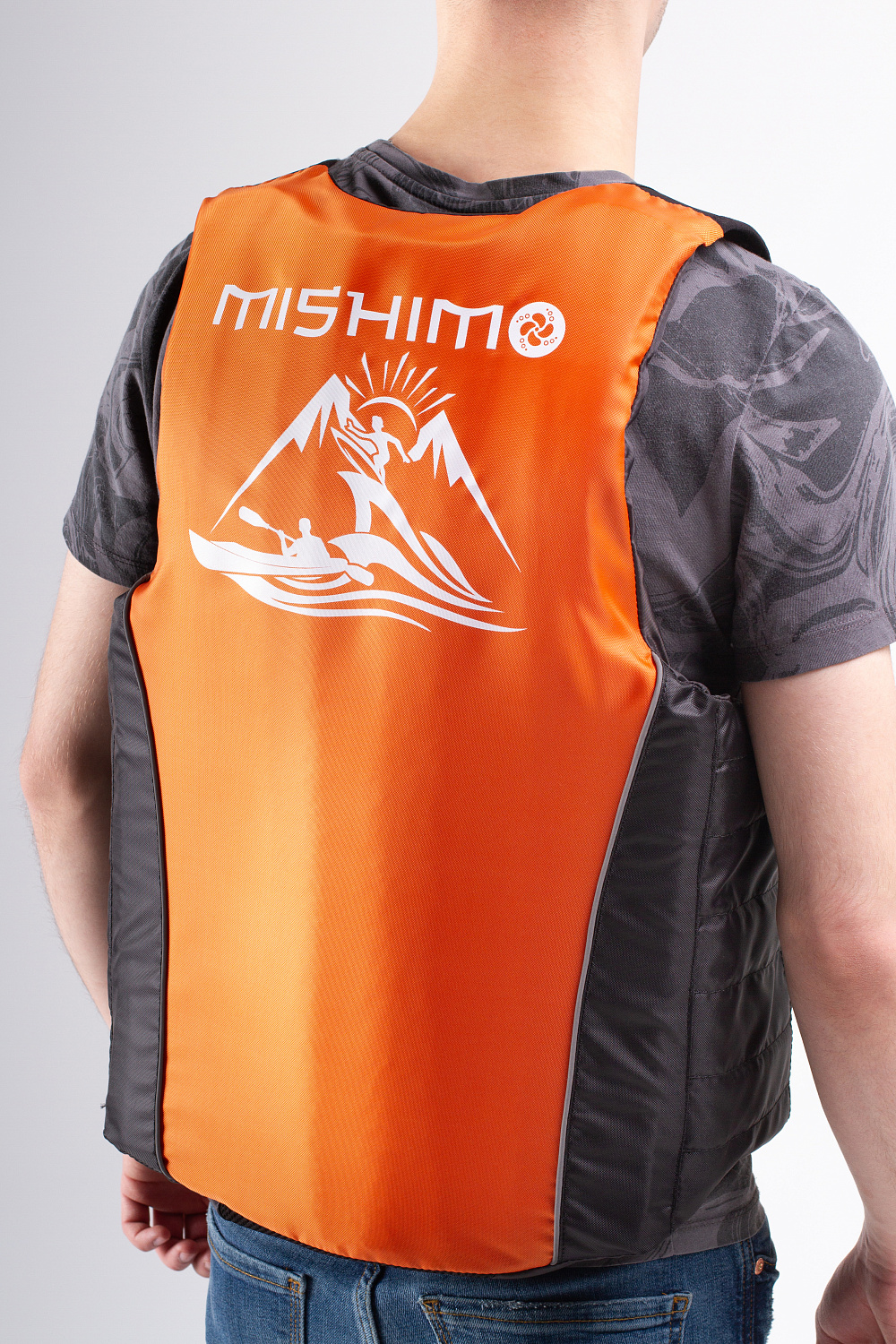Жилет спасательный MISHIMO PRO Премиум качества Черно-оранжевый в Люберцах