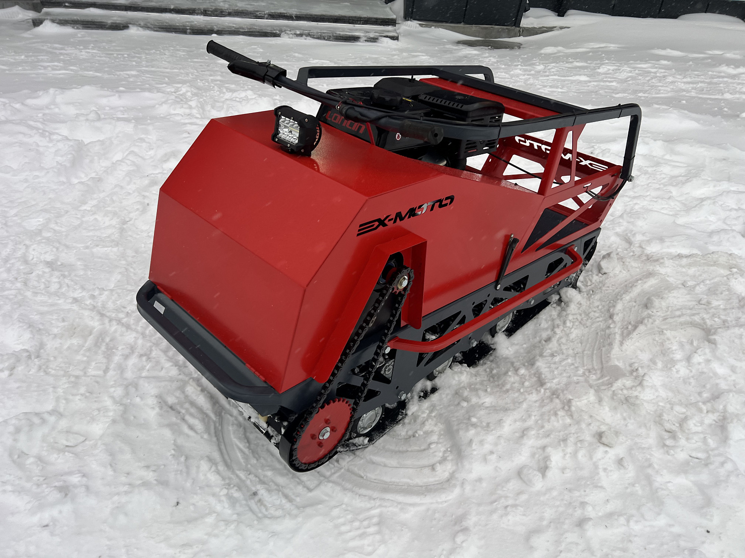 Мотобуксировщик EX-MOTO SNOWDOG S500 15л.с в Люберцах