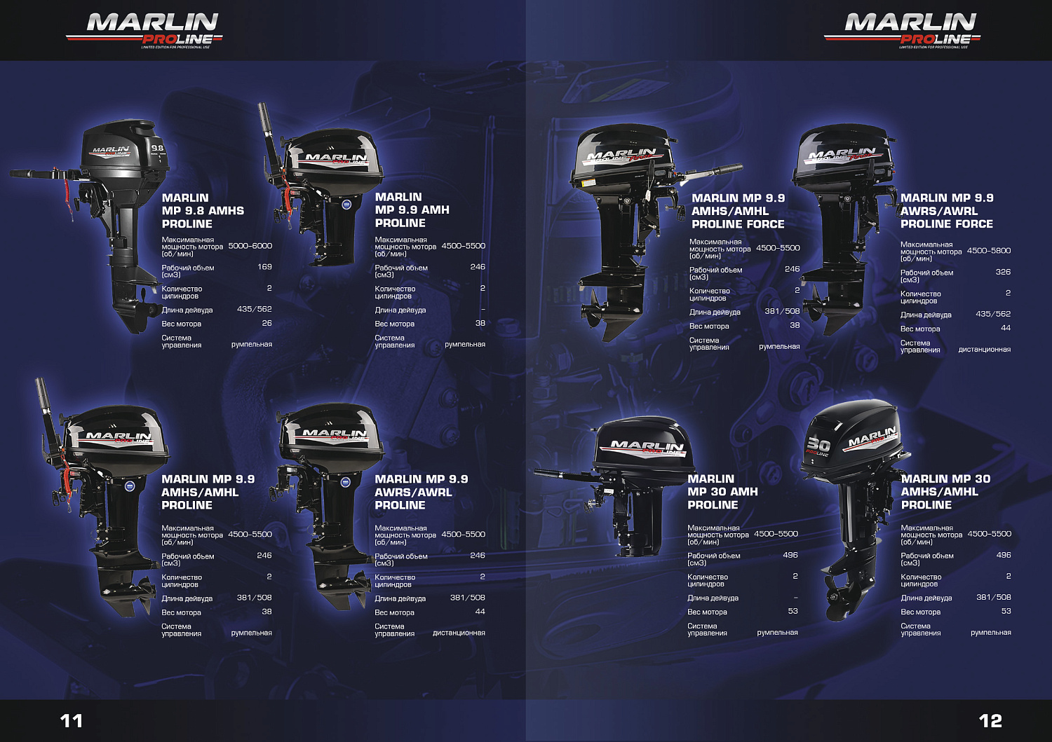 Лодочный мотор MARLIN PROLINE MP 30 AWR в Люберцах